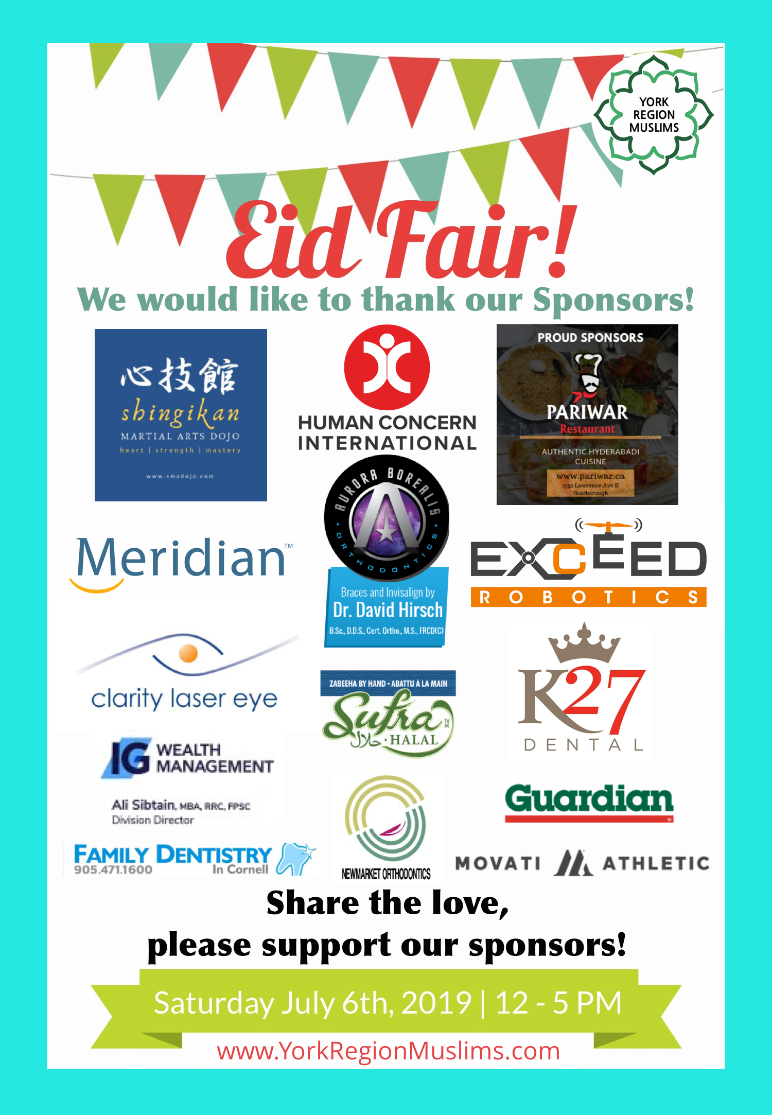 Eid Fair York Region Muslims